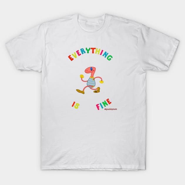 ERASERHEAD Everything is Fine (color) T-Shirt by TristanYonce